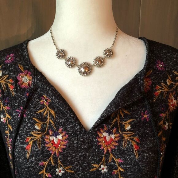 Miss Me Embroidered Beaded Sweater Blouse Small - Picture 3 of 10